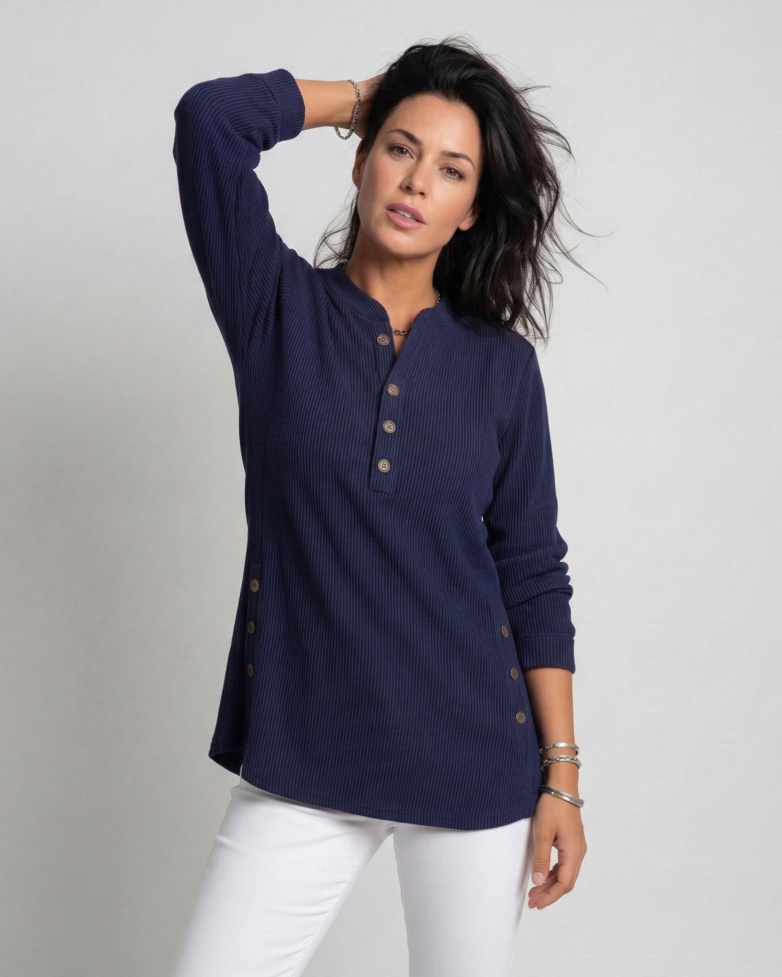 HENLEY™ | JERSÉY ABOTONADO