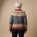 JESSICA™ | CÁRDIGAN VINTAGE DE PUNTO ISLANDÉS