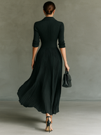 MARGOT™ | VESTIDO MAXI DE CUELLO SOLAPADO