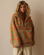 MARISOL™ | SUÉTER DE FELPA ESTAMPADO FLORAL