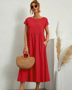 RITA™ | VESTIDO MIDI FLUIDO