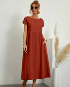 RITA™ | VESTIDO MIDI FLUIDO