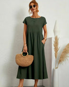 RITA™ | VESTIDO MIDI FLUIDO