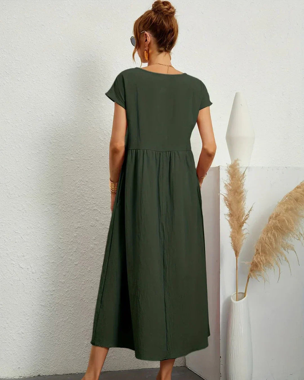 RITA™ | VESTIDO MIDI FLUIDO