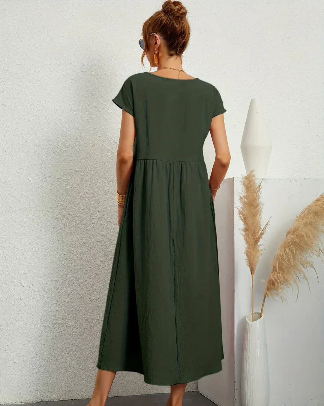 RITA™ | VESTIDO MIDI FLUIDO