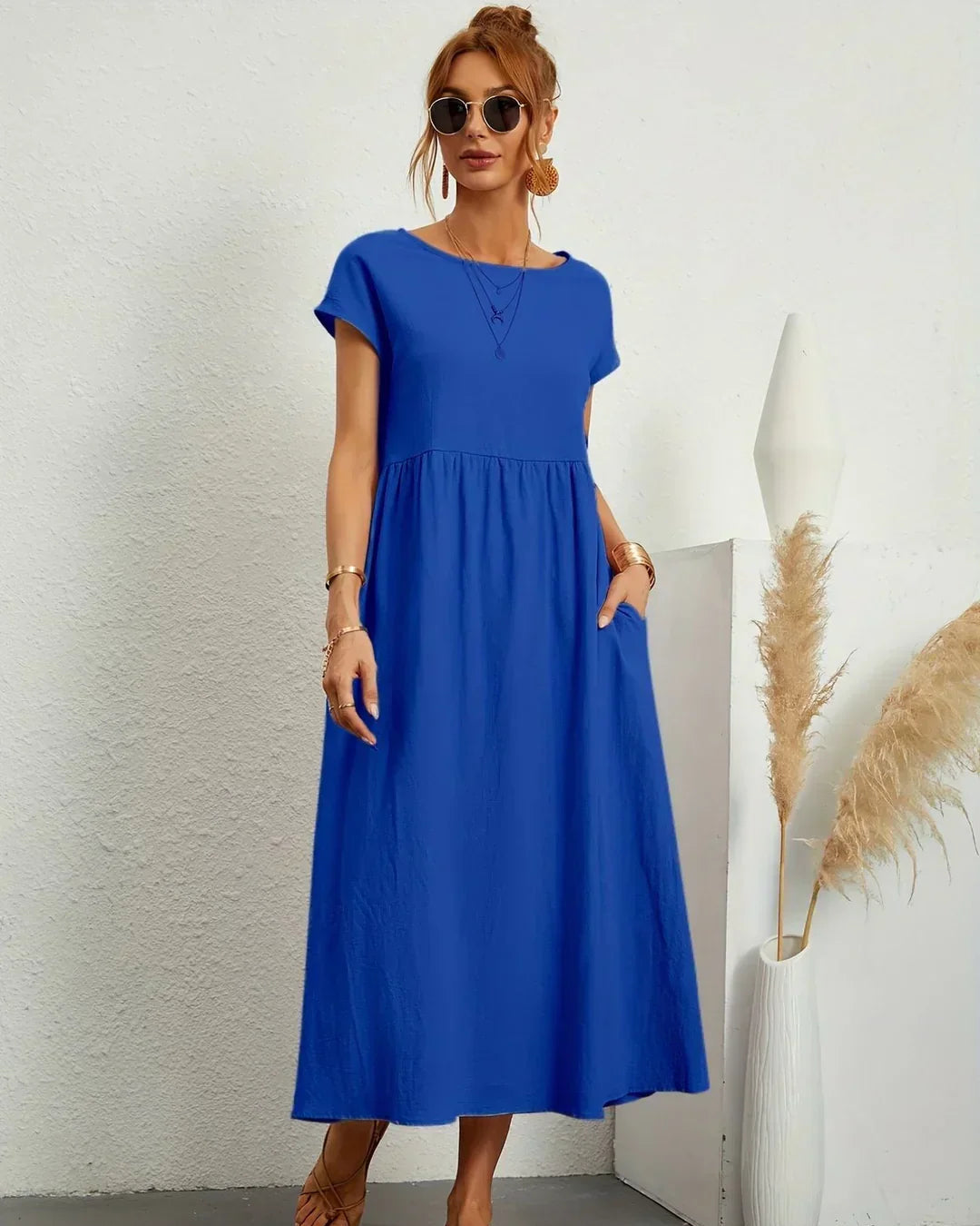 RITA™ | VESTIDO MIDI FLUIDO