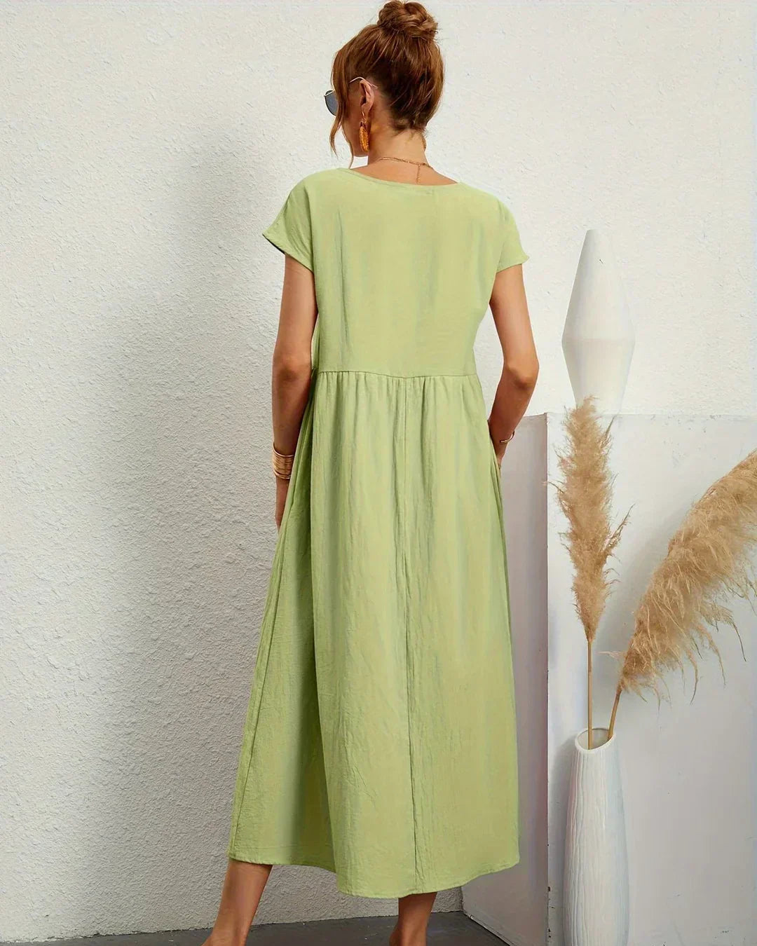 RITA™ | VESTIDO MIDI FLUIDO