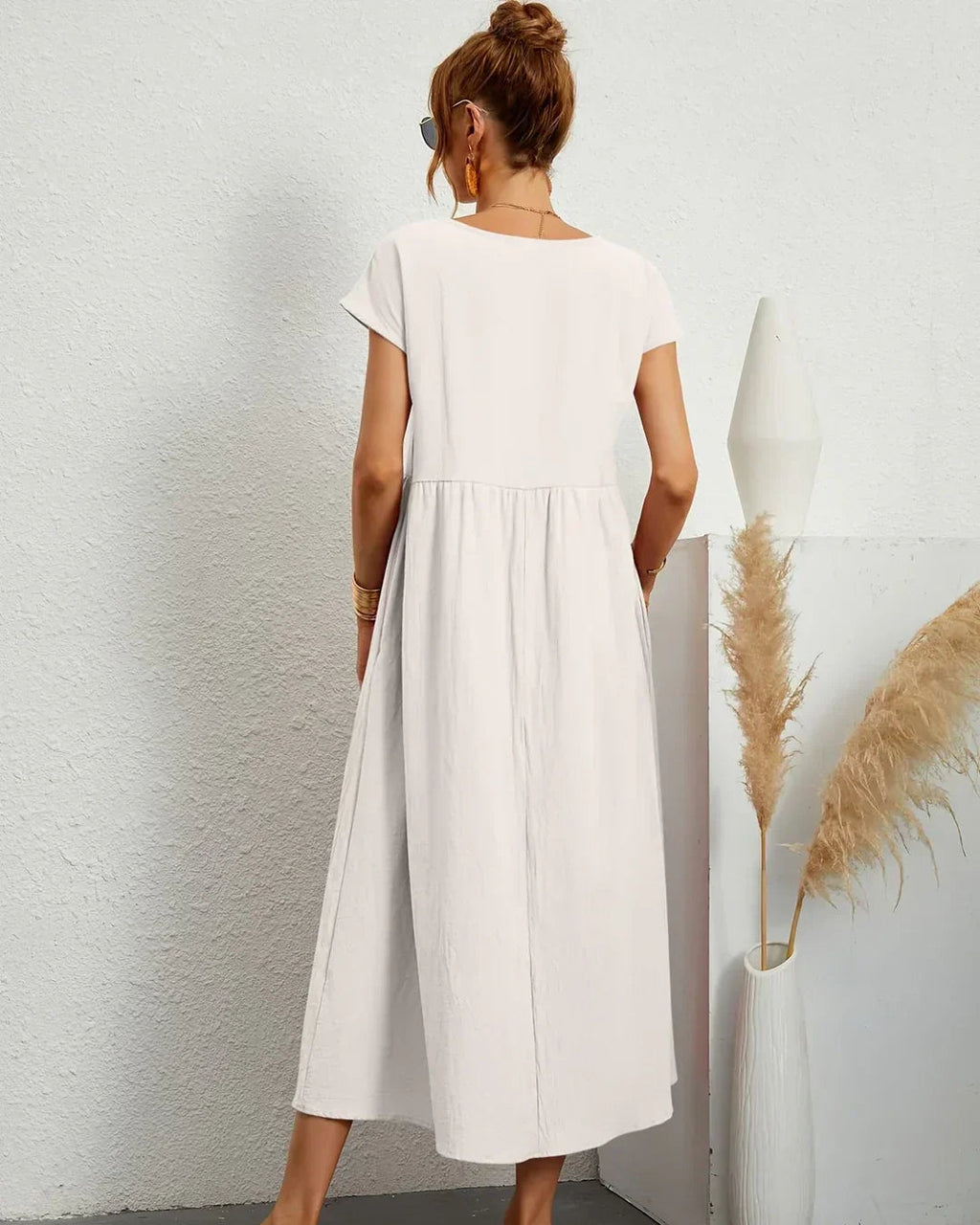 RITA™ | VESTIDO MIDI FLUIDO