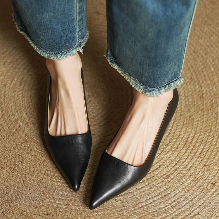 VALERIA™ | TACONES DE CUERO AUTÉNTICO