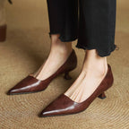 VALERIA™ | TACONES DE CUERO AUTÉNTICO