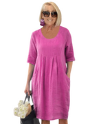 AMAYA™ | VESTIDO OVERSIZE CON BOLSILLOS