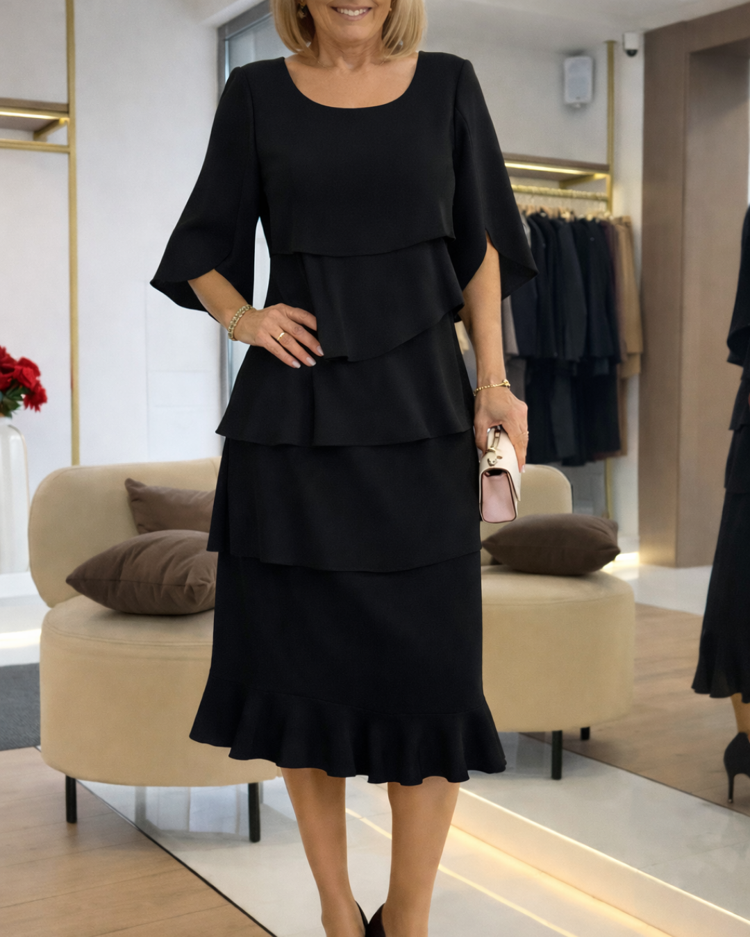 PATRICIA™ | VESTIDO ELEGANTE Y CÓMODO CON VOLANTES