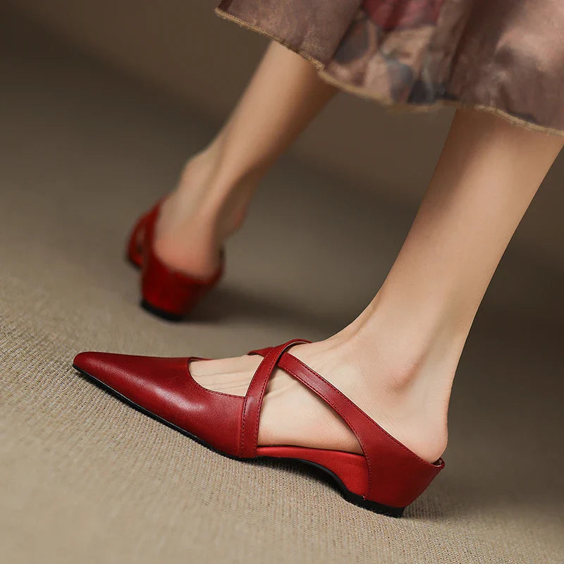 ALMA™ | ZAPATOS DE TACÓN CUERO AUTÉNTICO