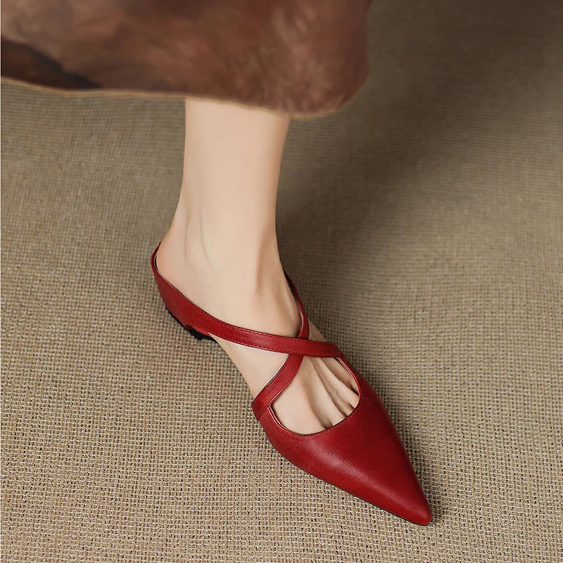 ALMA™ | ZAPATOS DE TACÓN CUERO AUTÉNTICO