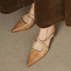 ALMA™ | ZAPATOS DE TACÓN CUERO AUTÉNTICO