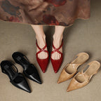 ALMA™ | ZAPATOS DE TACÓN CUERO AUTÉNTICO