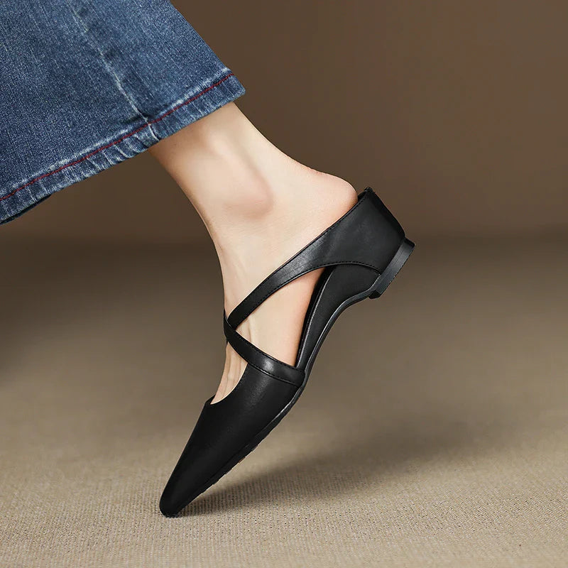 ALMA™ | ZAPATOS DE TACÓN CUERO AUTÉNTICO