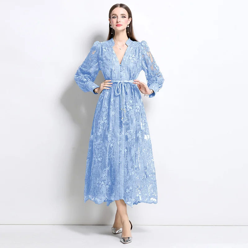 RENATA™ | VESTIDO MIDI LARGO