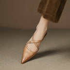 ALMA™ | ZAPATOS DE TACÓN CUERO AUTÉNTICO