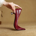 VALERIA™ | TACONES DE CUERO AUTÉNTICO
