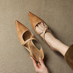ALMA™ | ZAPATOS DE TACÓN CUERO AUTÉNTICO