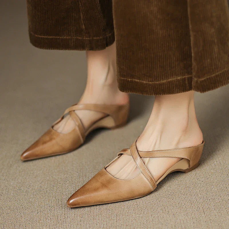 ALMA™ | ZAPATOS DE TACÓN CUERO AUTÉNTICO