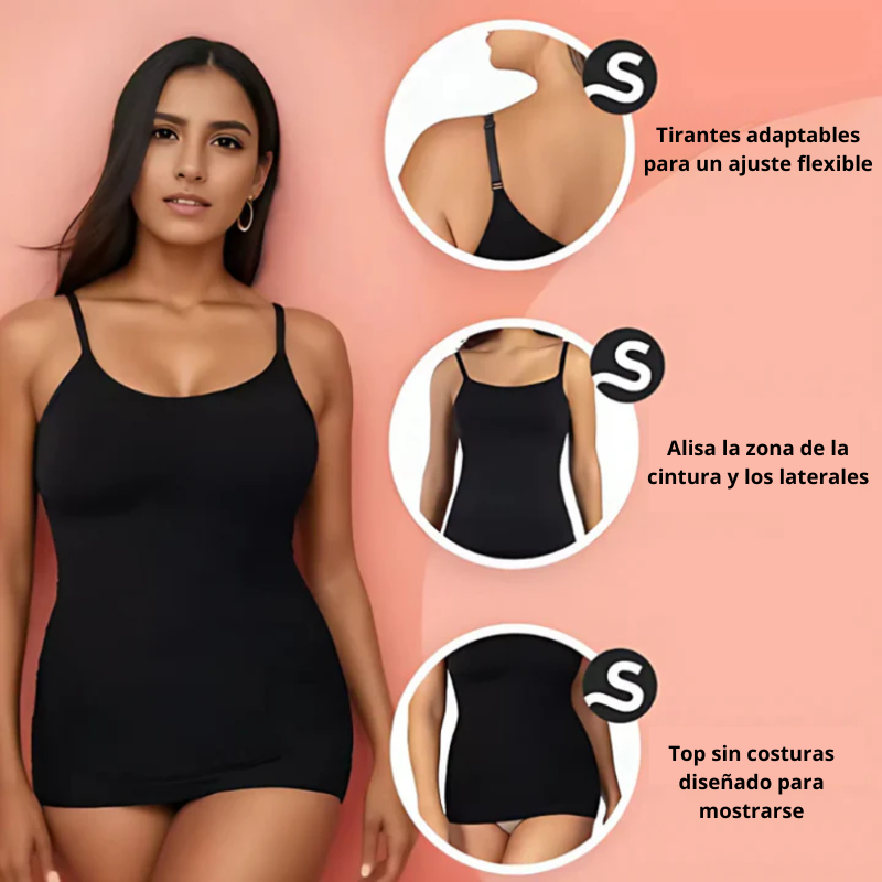 Ikono™ Top Moldeador 1+1 GRATIS: Body Moldeador para todo el día con ajuste ceñido sin costuras