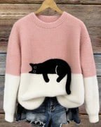 MAMEN™ | SUÉTER DISEÑO GATITO