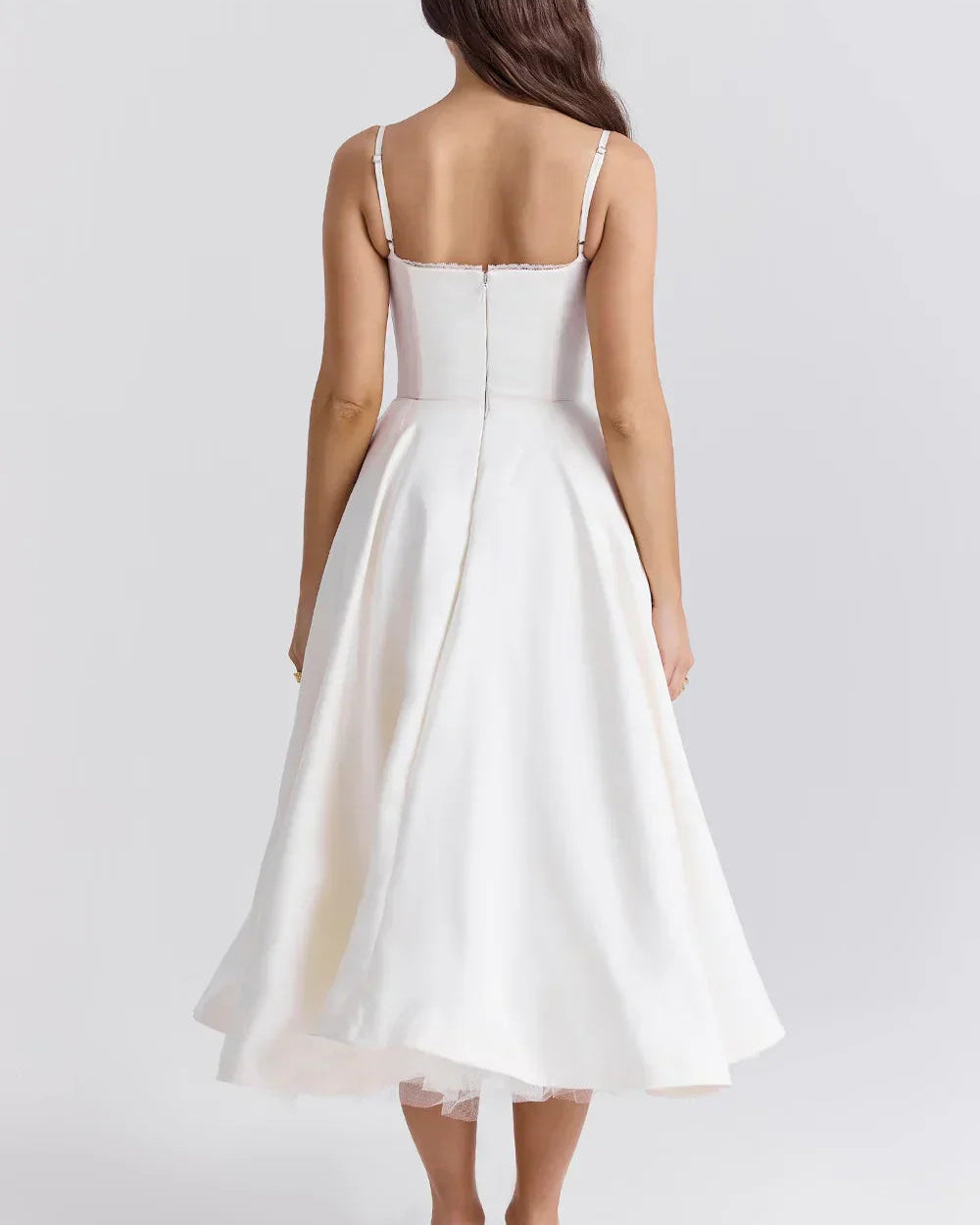 ARIEL™ | VESTIDO MIDI DE LUJO