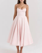 ARIEL™ | VESTIDO MIDI DE LUJO
