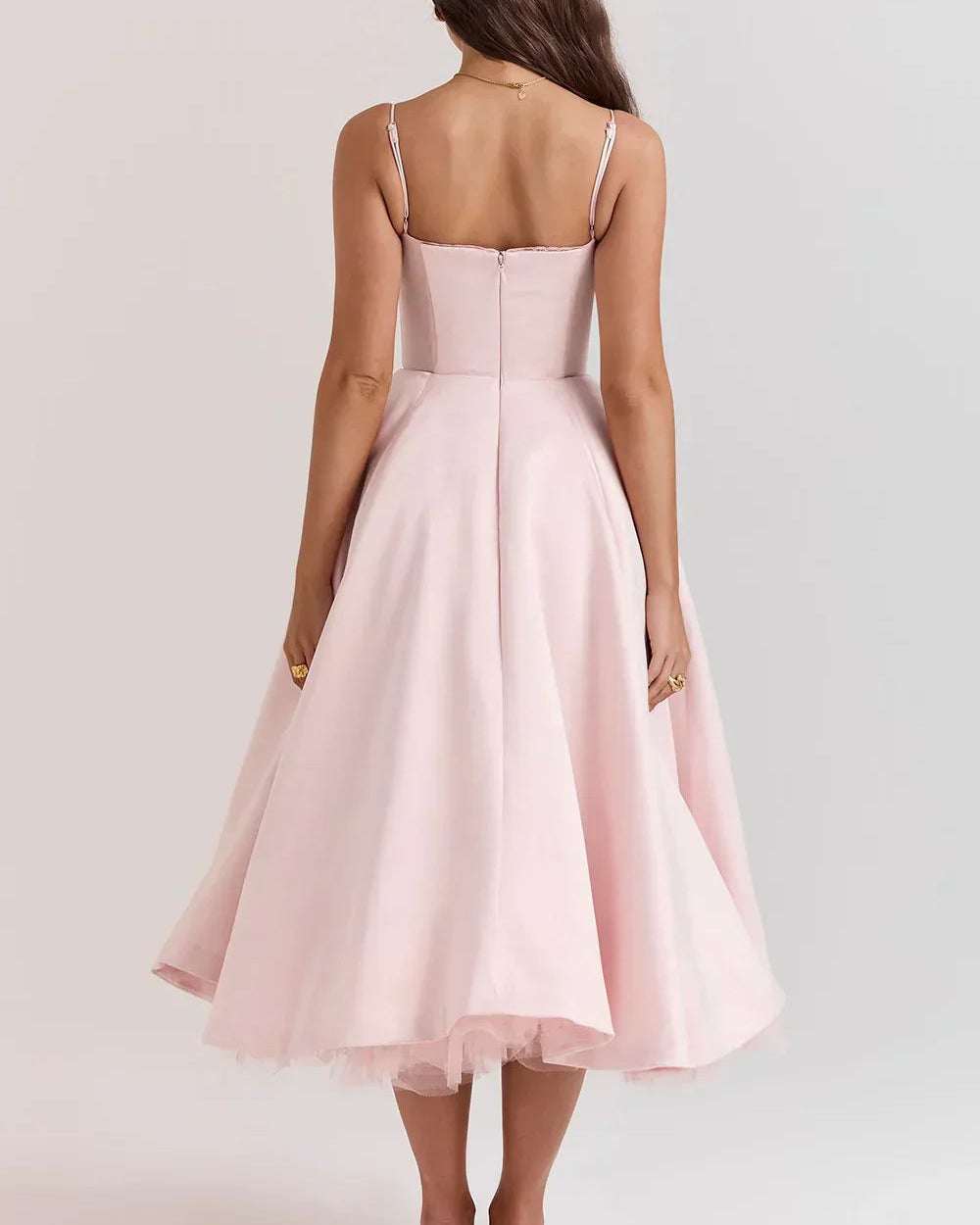 ARIEL™ | VESTIDO MIDI DE LUJO