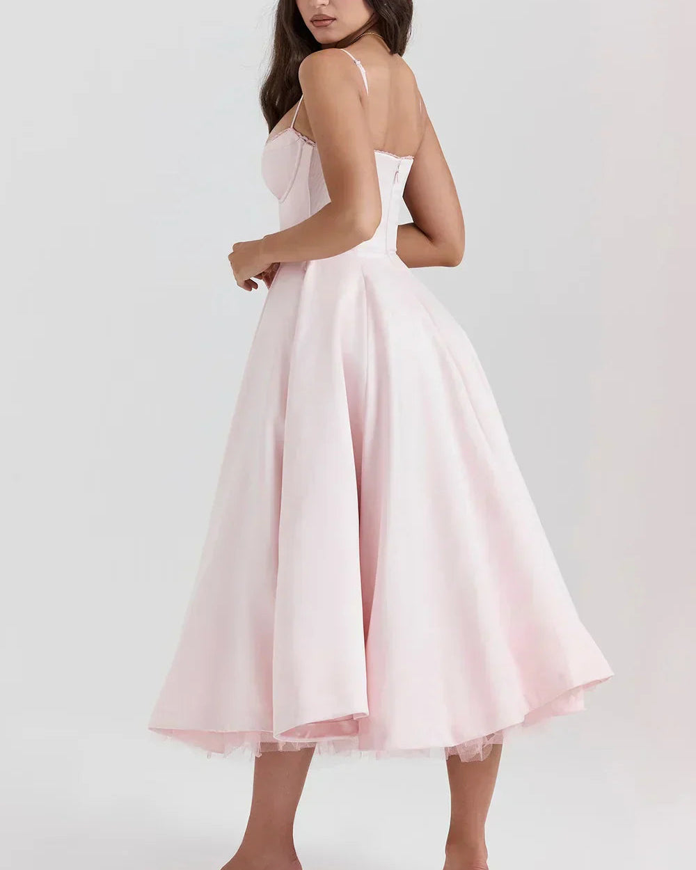 ARIEL™ | VESTIDO MIDI DE LUJO