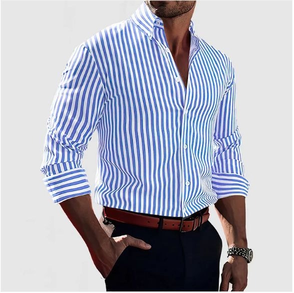EFRAÍN™ | CAMISA CLÁSICA A RAYAS (1+1 GRATIS)