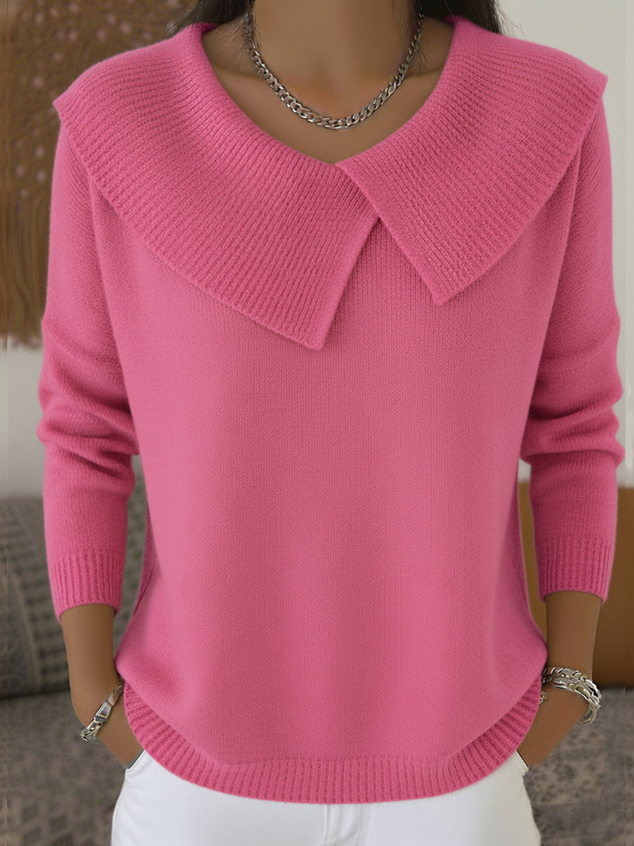 LUCIA™ | JERSEY DE LANA CON CUELLO SUAVE