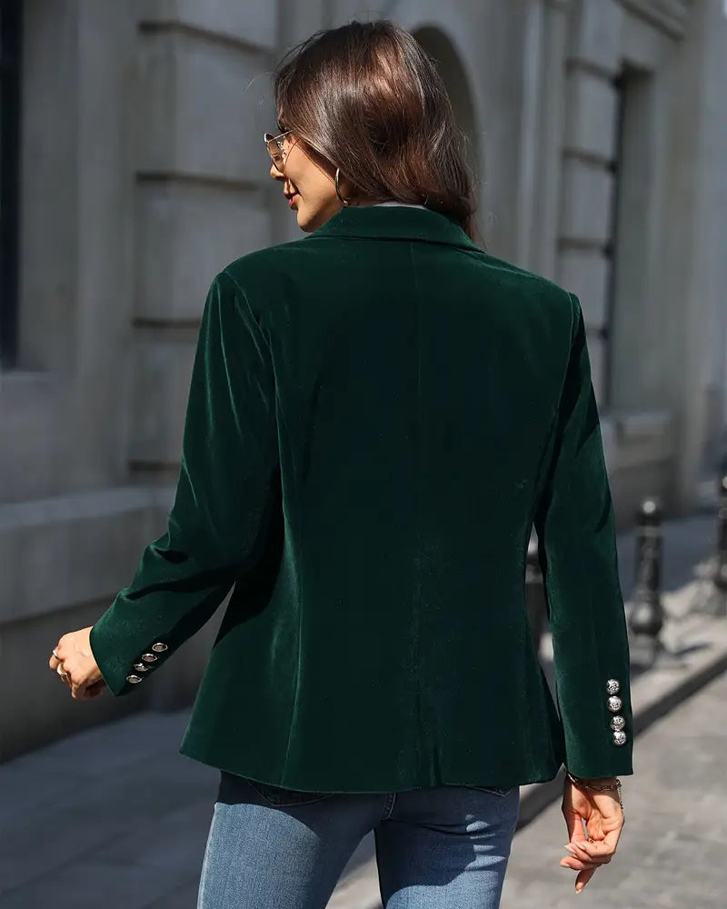 GEMMA™ | BLAZER DE TERCIOPELO ELEGANTE