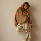MARISOL™ | SUÉTER DE FELPA ESTAMPADO FLORAL