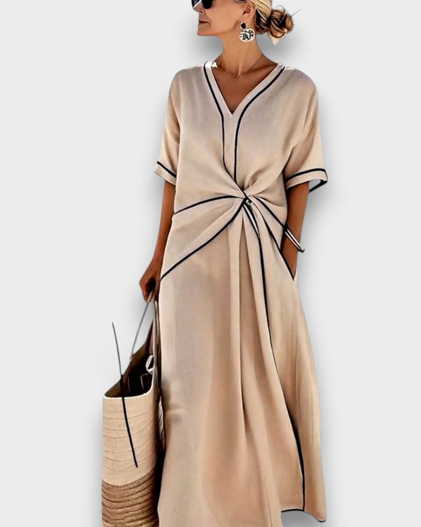 AMANDA™ | VESTIDO DE PRIMAVERA A RAYAS