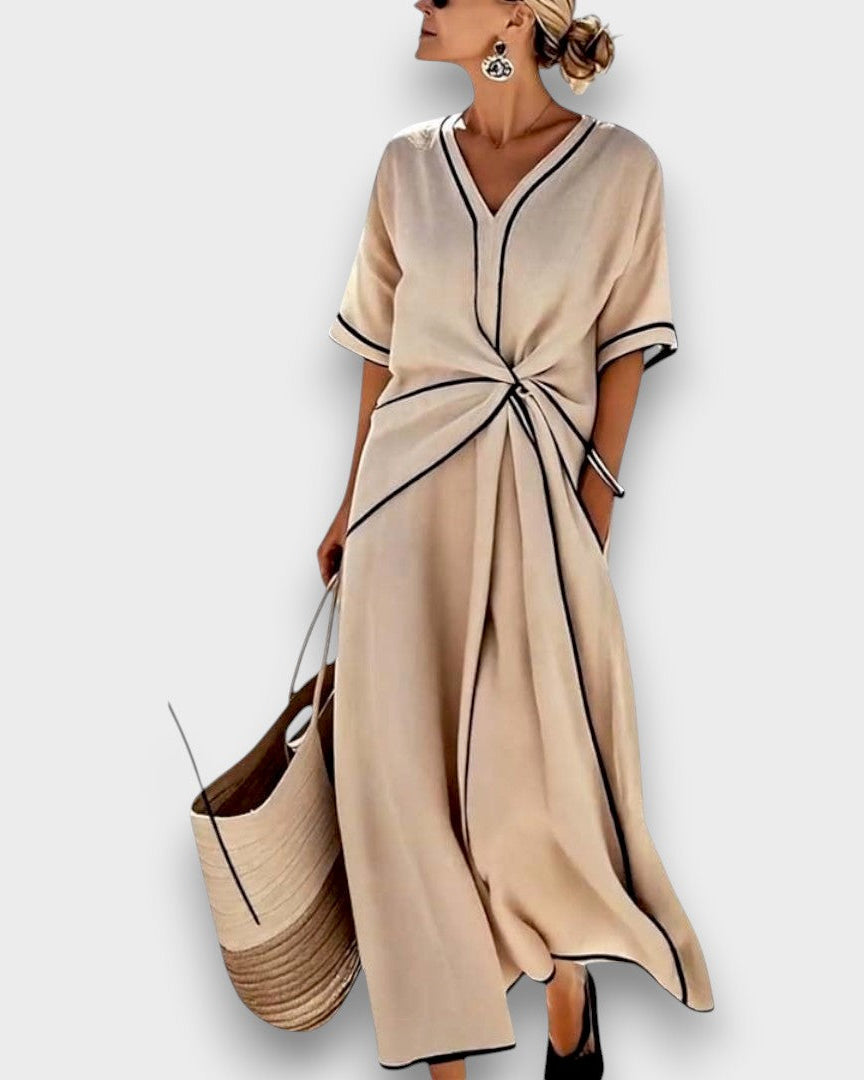 AMANDA™ | VESTIDO DE PRIMAVERA A RAYAS