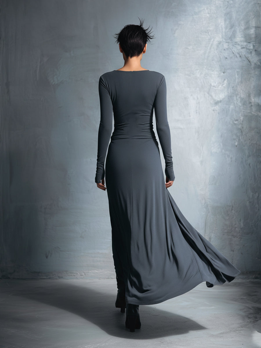 PAULA™ | VESTIDO MAXI EXQUISITO CON NUDO ENVOLVENTE