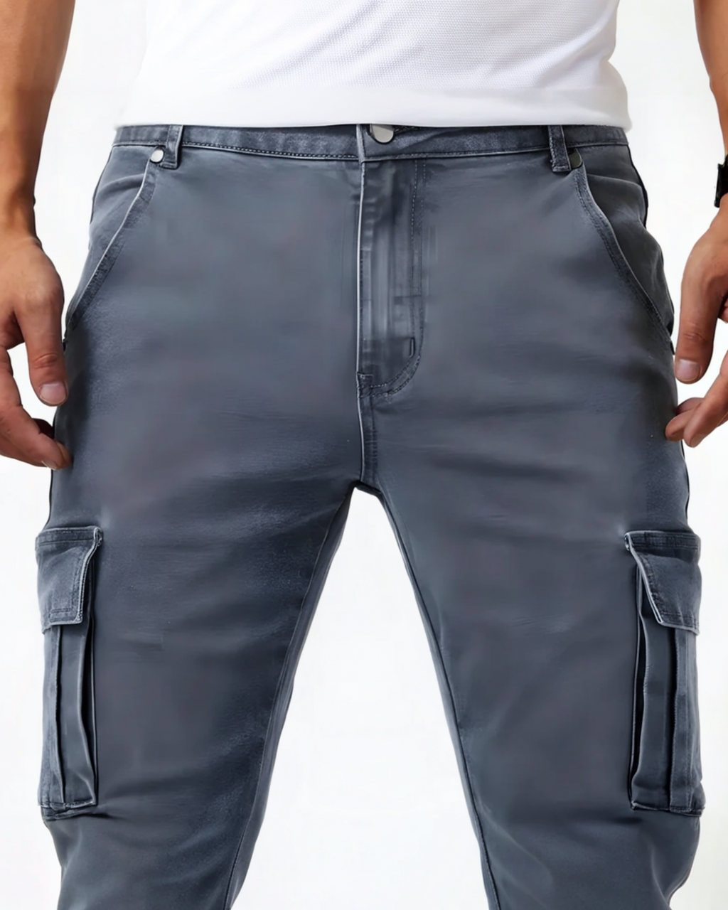 ALEJO™ | PANTALÓN CARGO ELÁSTICO