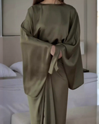 BIANCA™ | VESTIDO MAXI SATÉN PREMIUM