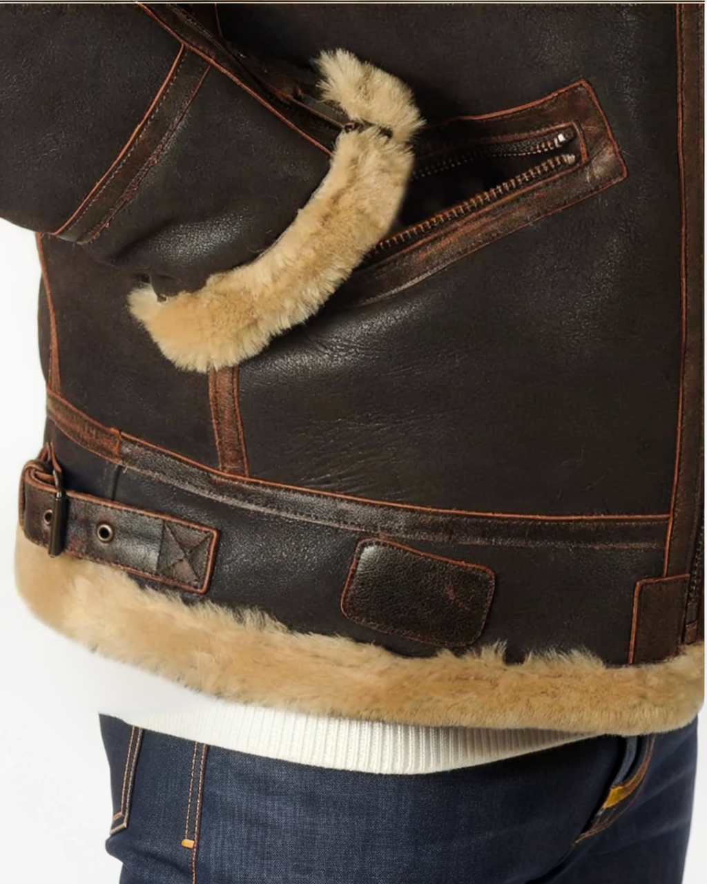 SANDRO™ | CHAQUETA DE AVIADOR