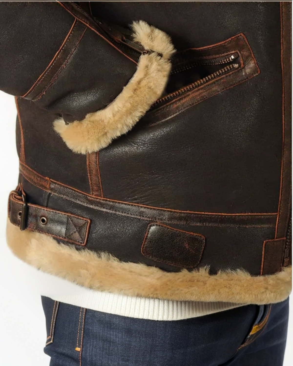 SANDRO™ | CHAQUETA DE AVIADOR