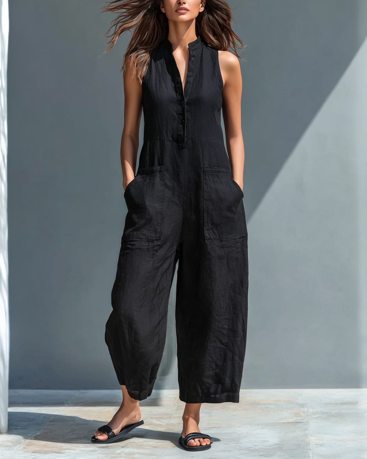 SOFÍA™ | JUMPSUIT HOLGADO DE LINO