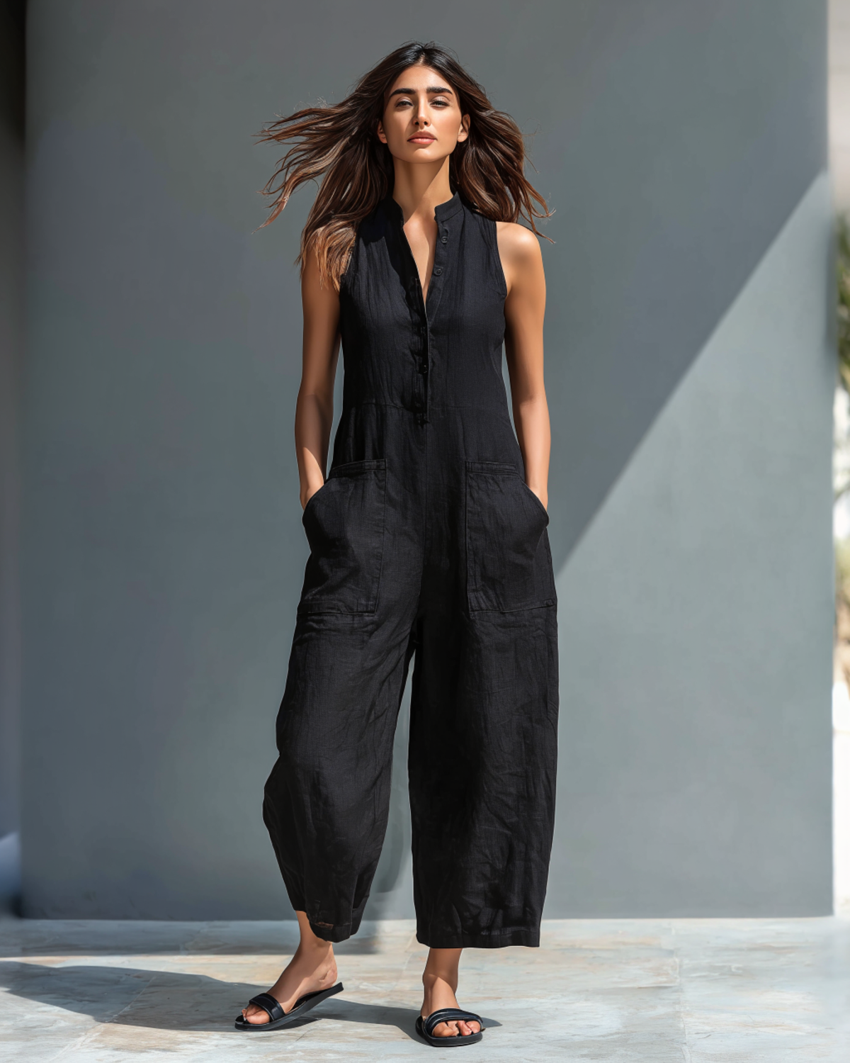SOFÍA™ | JUMPSUIT HOLGADO DE LINO