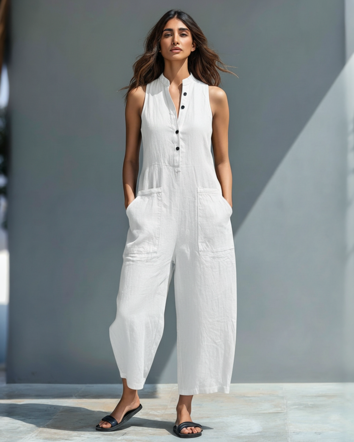 SOFÍA™ | JUMPSUIT HOLGADO DE LINO