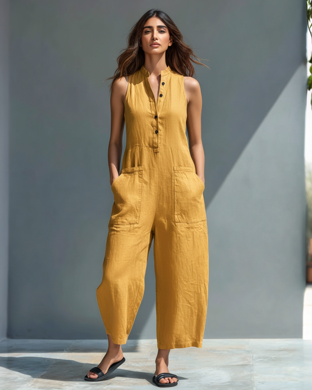 SOFÍA™ | JUMPSUIT HOLGADO DE LINO