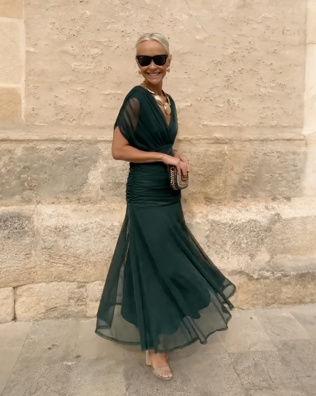 OLIVIA™ | VESTIDO MAXI ELEGANTE ESCOTE EN V