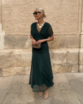 OLIVIA™ | VESTIDO MAXI ELEGANTE ESCOTE EN V