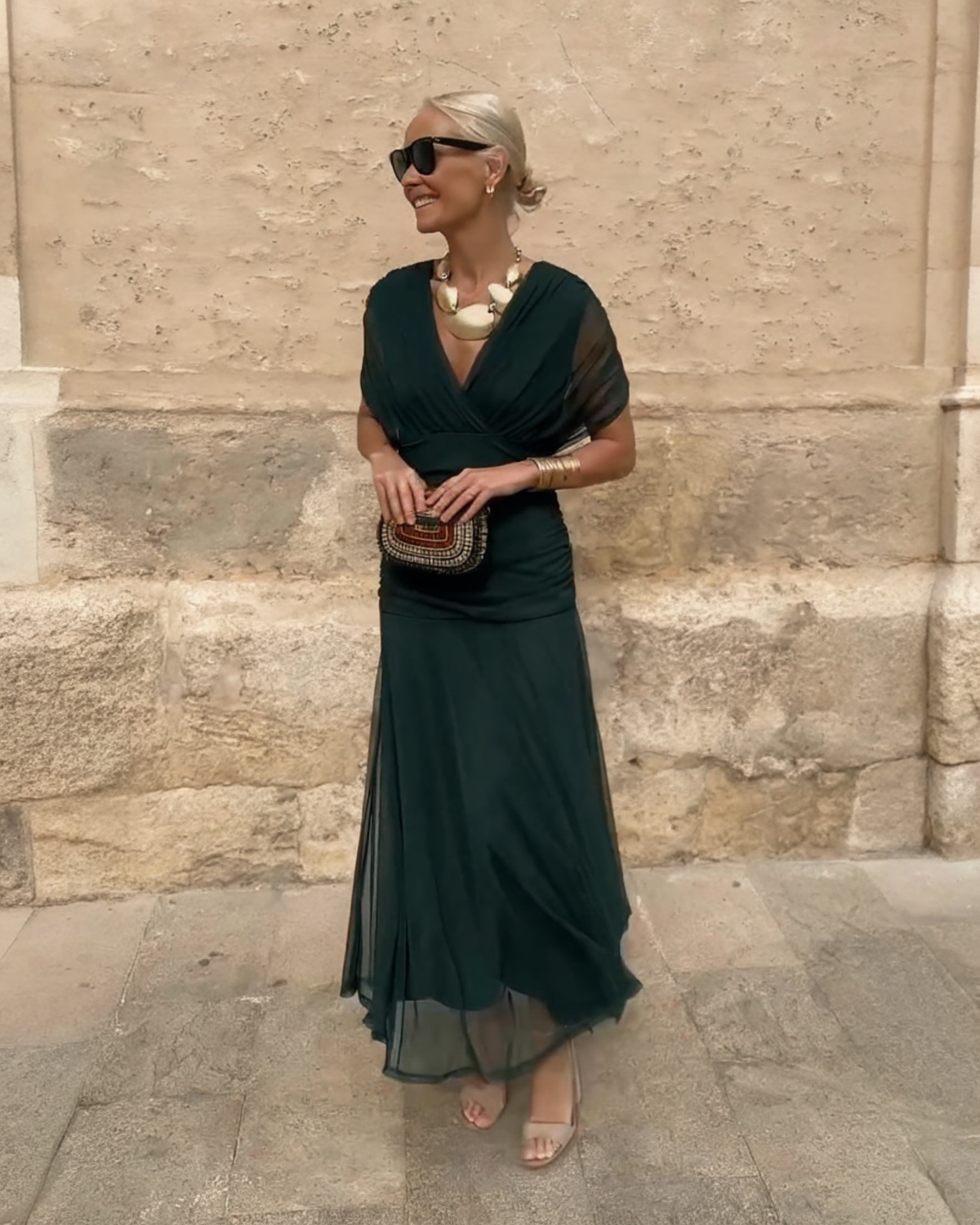 OLIVIA™ | VESTIDO MAXI ELEGANTE ESCOTE EN V